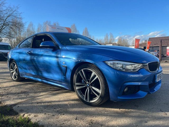 BMW 4 Series Gran Coupe 2.0 420D M Sport Coupe Euro 6 S S YF65XKY Blue #6