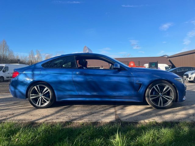 BMW 4 Series Gran Coupe 2.0 420D M Sport Coupe Euro 6 S S YF65XKY Blue #4