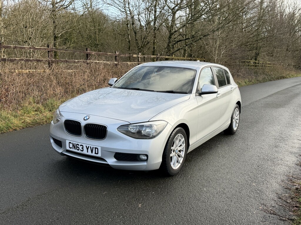 BMW 1 Series 1.6 116D Efficientdynamics 5-Door 2013 CN63YVD Silver #3