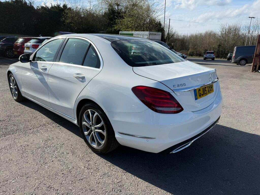 Mercedes-Benz C Class Saloon 2.0 C200 Sport Euro 6 Ss 201515 White #4