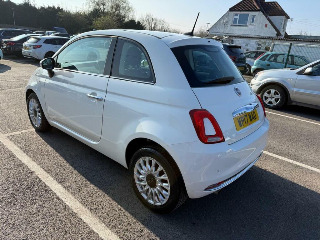 Fiat 500 Hatchback 1.2 Lounge Euro 6 Ss 201717 WP17WAO White #4