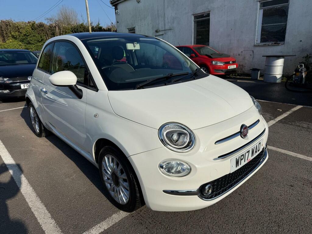 Fiat 500 Hatchback 1.2 Lounge Euro 6 Ss 201717 White
