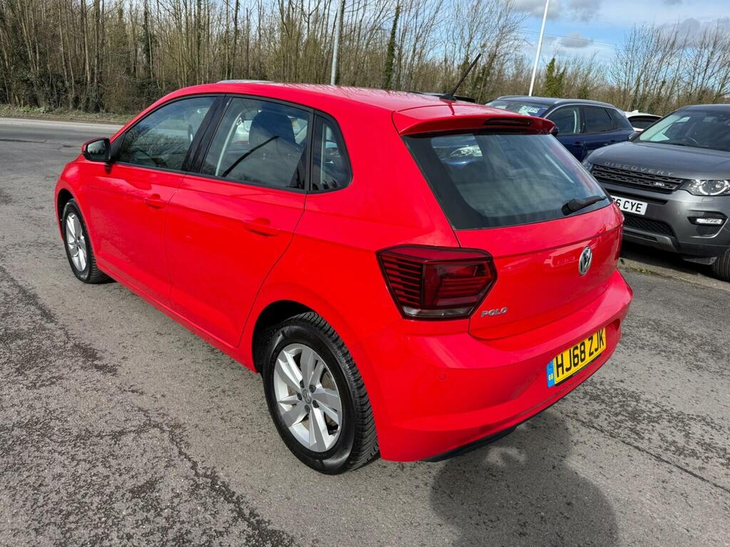 Volkswagen Polo Hatchback 1.0 Tsi Se Euro 6 Ss 201868 HJ68ZJK Red #6