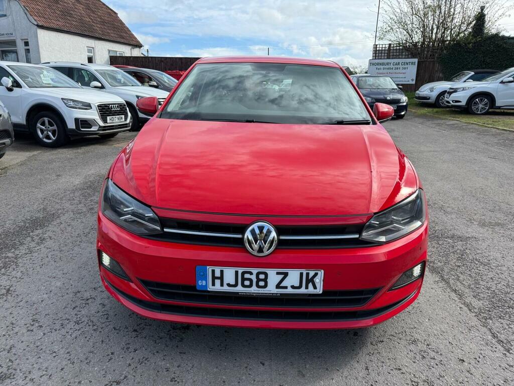 Volkswagen Polo Hatchback 1.0 Tsi Se Euro 6 Ss 201868 HJ68ZJK Red #2