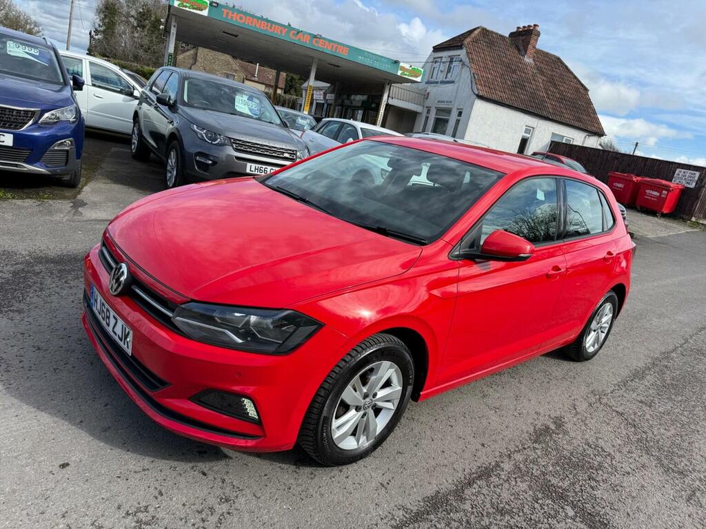 Volkswagen Polo Hatchback 1.0 Tsi Se Euro 6 Ss 201868 HJ68ZJK Red #3
