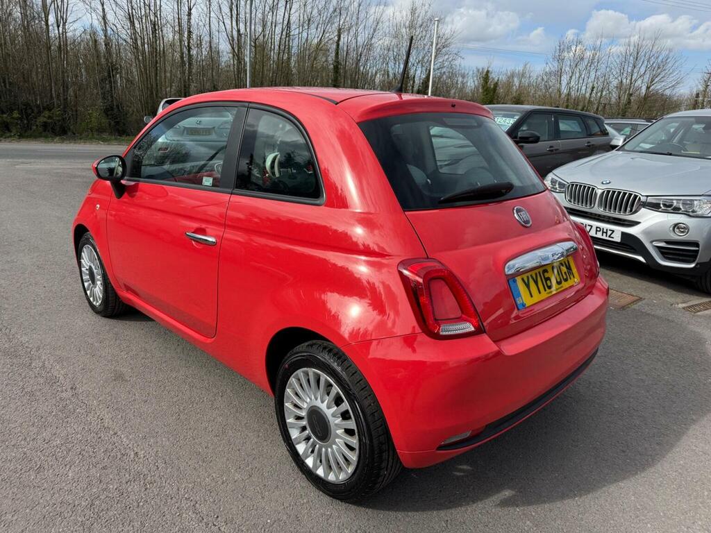 Fiat 500 Hatchback 1.2 Eco Pop Star Euro 6 Ss 2016 YY16OGM Pink #4