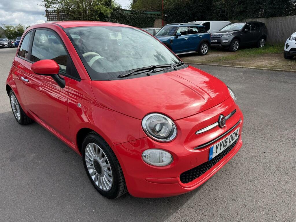 Fiat 500 Hatchback 1.2 Eco Pop Star Euro 6 Ss 2016 Pink