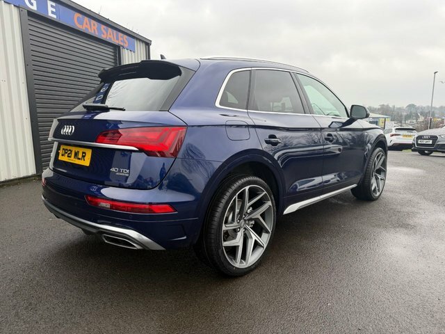 Audi Q5 2.0 Tdi 40 S Line Suv S Tronic Quattro DP21WLR Blue #4