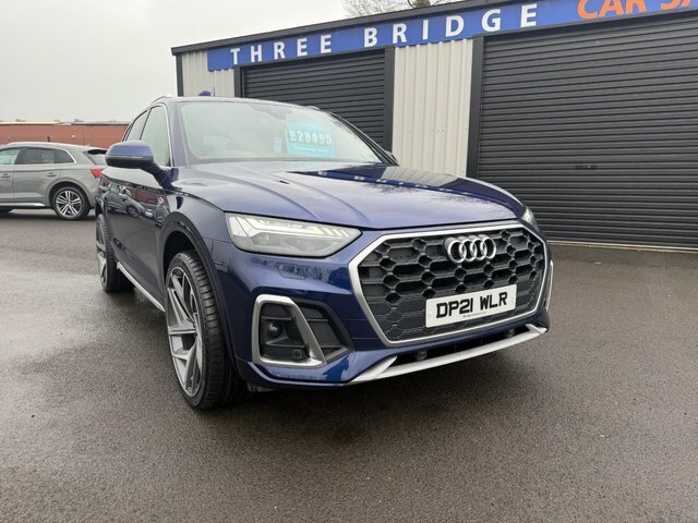 Audi Q5 2.0 Tdi 40 S Line Suv S Tronic Quattro DP21WLR Blue #2