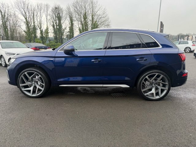 Audi Q5 2.0 Tdi 40 S Line Suv S Tronic Quattro DP21WLR Blue #6