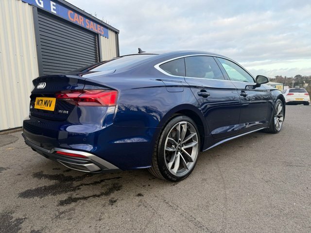 Audi A5 2.0 Tdi 35 S Line Sportback S Tronic Eu VK71MVV Blue #3