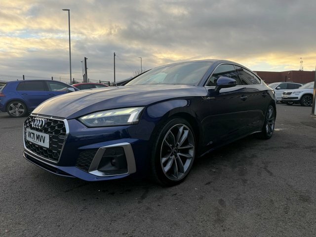 Audi A5 2.0 Tdi 35 S Line Sportback S Tronic Eu VK71MVV Blue #6