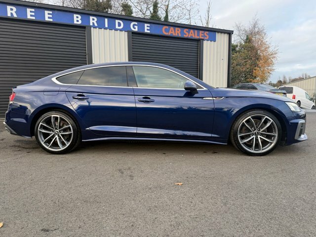 Audi A5 2.0 Tdi 35 S Line Sportback S Tronic Eu VK71MVV Blue #2