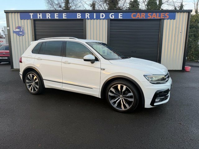 Volkswagen Tiguan 2.0 Tdi R-line Suv Dsg 4Motion Euro 6 White