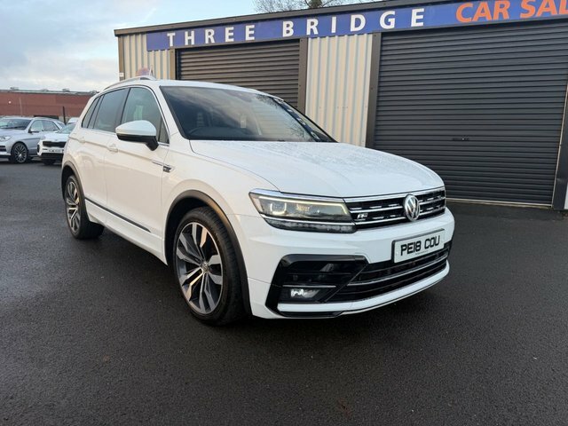 Volkswagen Tiguan 2.0 Tdi R-line Suv Dsg 4Motion Euro 6 PE18COU White #2