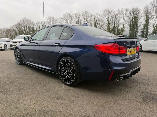 BMW 5 Series 2.0 520D M Sport Saloon Xdrive Eur FY67TYS Blue #6