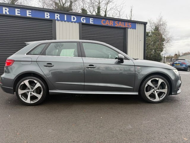 Audi A3 1.6 Tdi S Line Sportback Euro 6 RO17UHT Grey #3