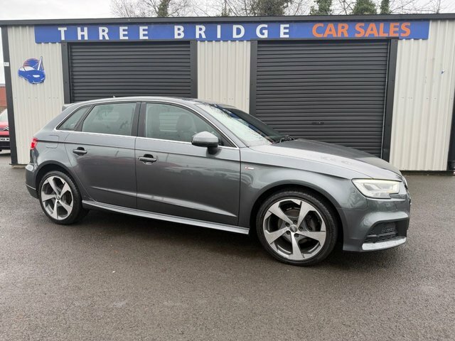 Audi A3 1.6 Tdi S Line Sportback Euro 6 Grey