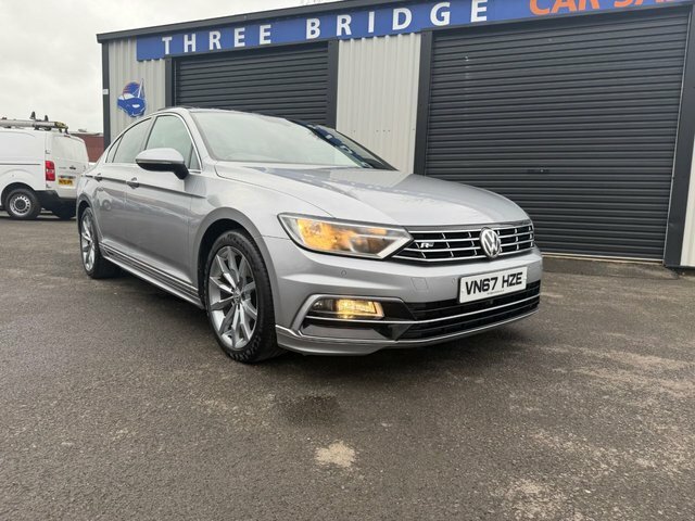 Volkswagen Passat 2.0 Tdi R-line Saloon Dsg Euro 6 S S VN67HZE Silver #2