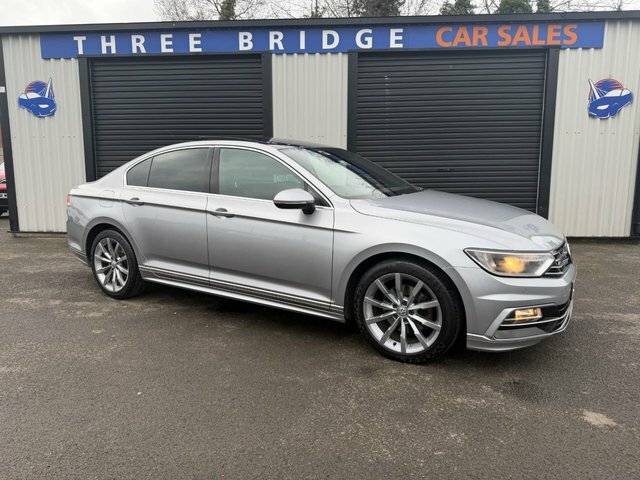 Volkswagen Passat 2.0 Tdi R-line Saloon Dsg Euro 6 S S Silver