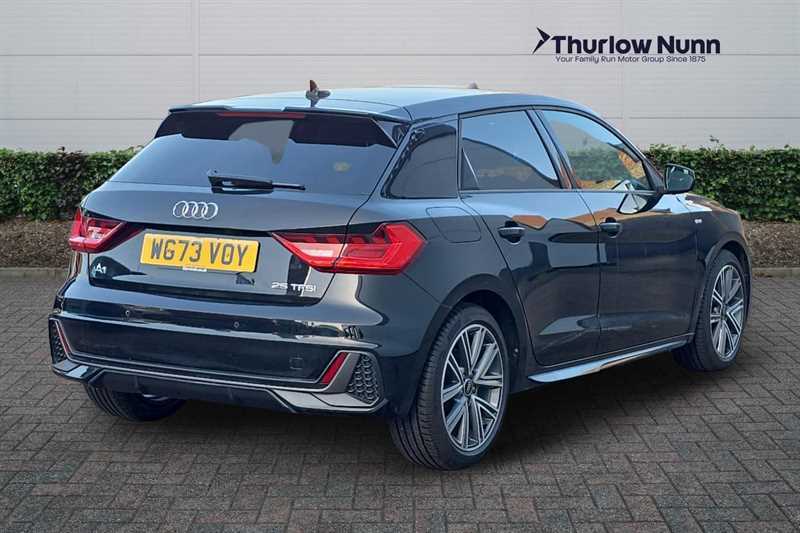Audi A1 1.0 Tfsi 25 S Line Sportback Eur WG73VOY Black #3