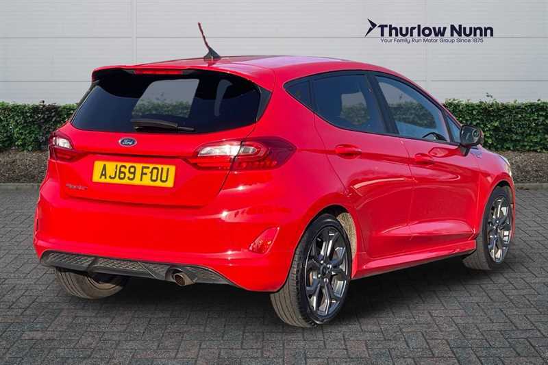 Ford Fiesta 1.0T Ecoboost St-line Edition Hatchback AJ69FOU Red #3