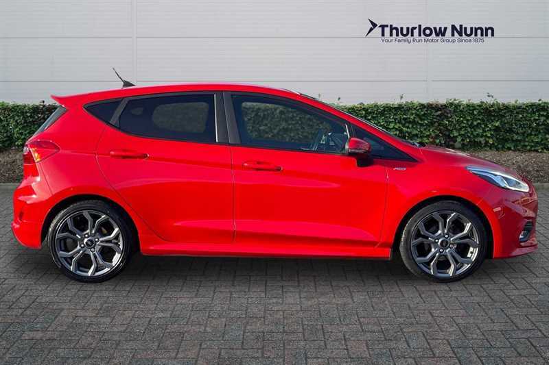 Ford Fiesta 1.0T Ecoboost St-line Edition Hatchback AJ69FOU Red #2