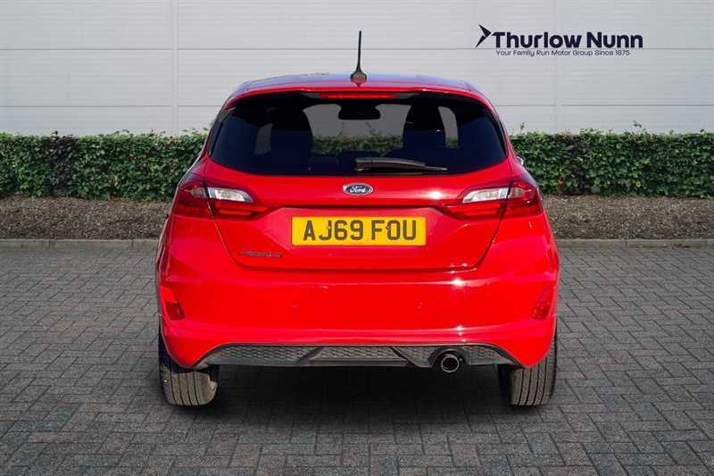 Ford Fiesta 1.0T Ecoboost St-line Edition Hatchback AJ69FOU Red #4