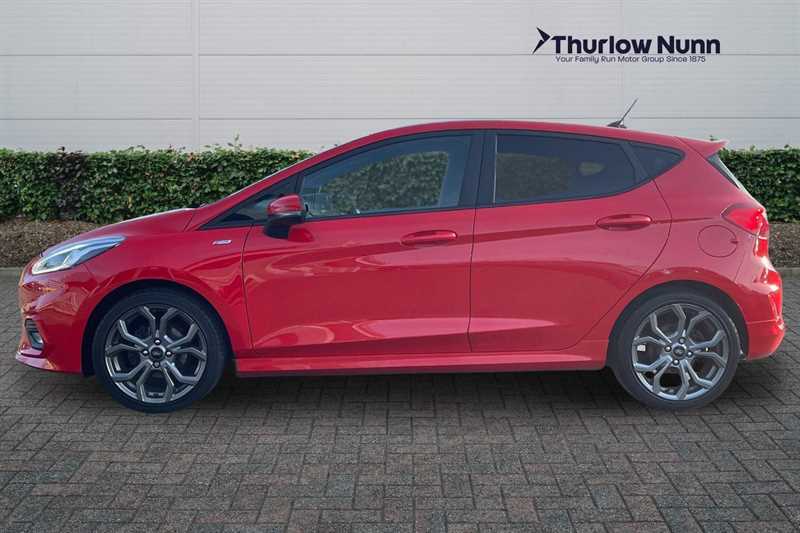 Ford Fiesta 1.0T Ecoboost St-line Edition Hatchback AJ69FOU Red #6
