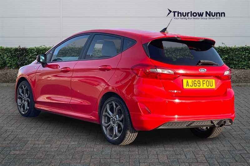 Ford Fiesta 1.0T Ecoboost St-line Edition Hatchback AJ69FOU Red #5