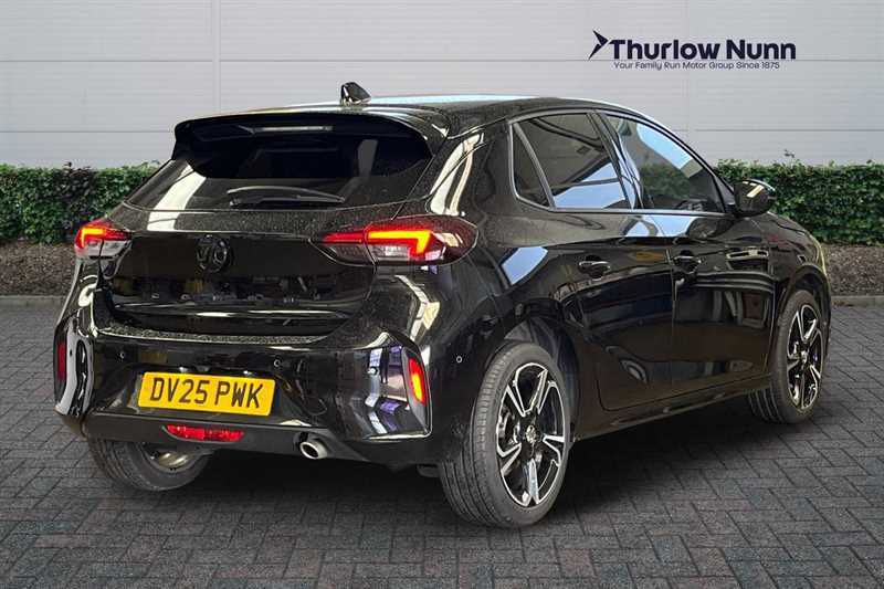 Vauxhall Corsa 1.2 Turbo Ultimate Hatchback Euro DV25PWK Black #3