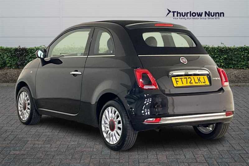 Fiat 500C 1.0 Mhev Red Convertible Euro 6 Black #3