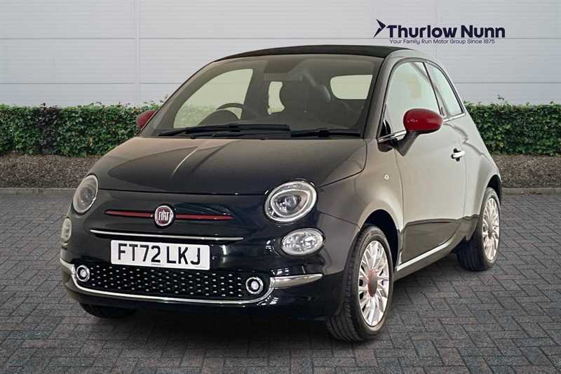 Fiat 500C 1.0 Mhev Red Convertible Euro 6 Black #4