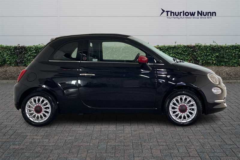 Fiat 500C 1.0 Mhev Red Convertible Euro 6 Black #6