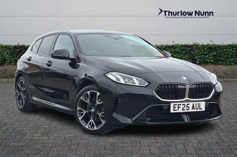 BMW 1 Series 1.5 120I Mht M Sport Hatchback Hybrid D Black