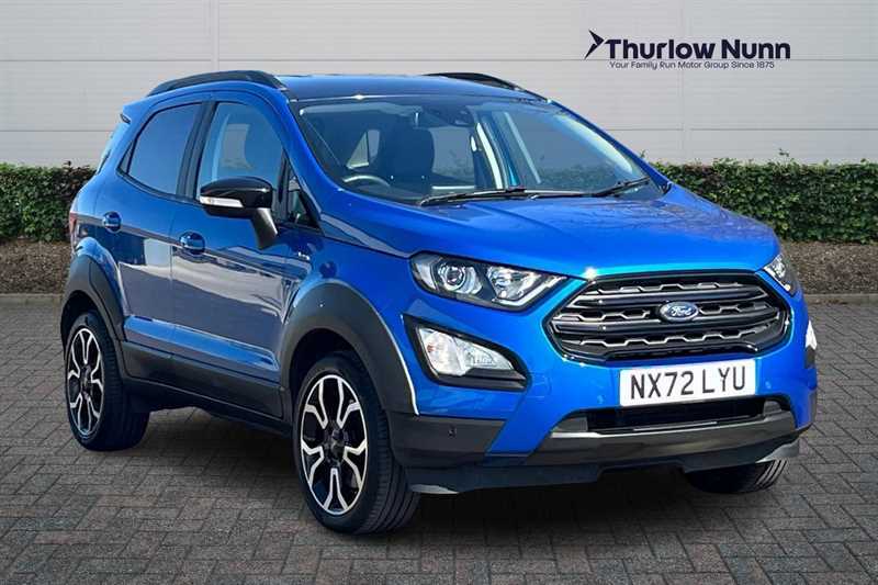 Ford Ecosport Active Suv With Driver Assistanc Blue