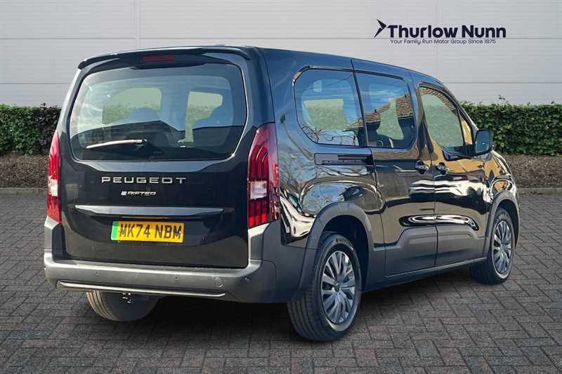 Peugeot e-Rifter Allure 50Kwh Long Range 136Ps - Free 1 MK74NBM Black #3