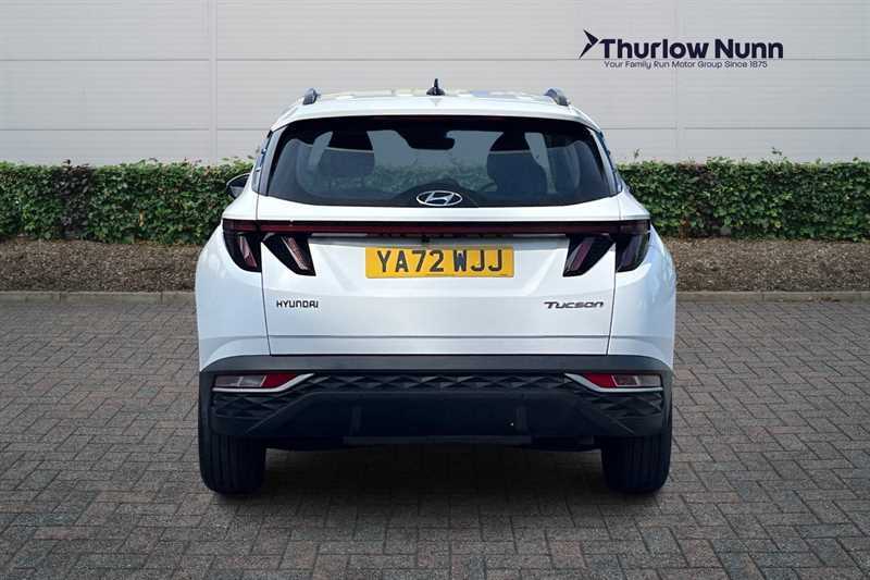 Hyundai Tucson 1.6 T-gdi Se Connect Suv Euro 6 YA72WJJ White #4