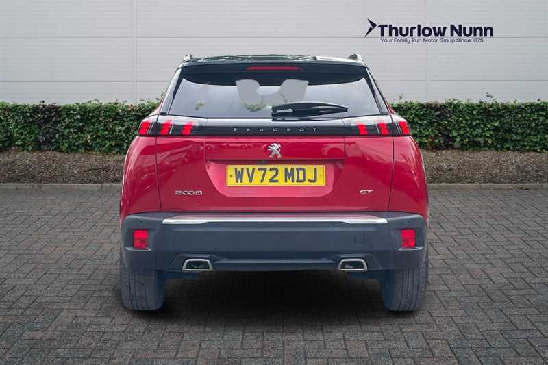 Peugeot 2008 1.2 Puretech Gt Suv Euro 6 Ss WV72MDJ Red #4