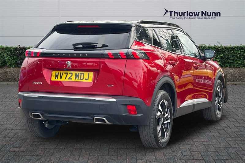 Peugeot 2008 1.2 Puretech Gt Suv Euro 6 Ss WV72MDJ Red #3
