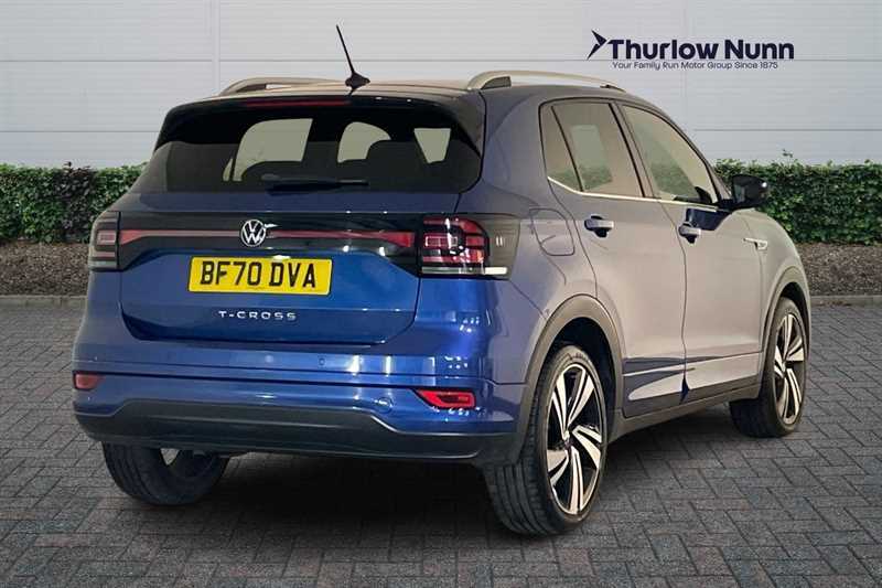 Volkswagen T-Cross 1.5 Tsi Evo R-line Suv Dsg Euro 6 Ss BF70DVA Blue #4