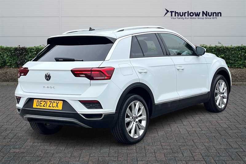 Volkswagen T-Roc 1.5 Tsi Gpf Evo Sel Suv Dsg Euro 6 Ss DE21ZCX White #3