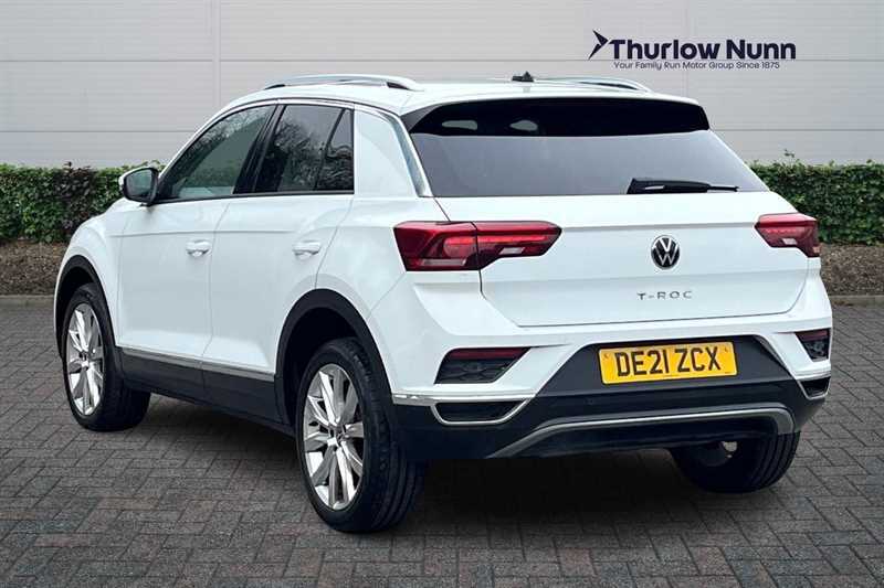 Volkswagen T-Roc 1.5 Tsi Gpf Evo Sel Suv Dsg Euro 6 Ss DE21ZCX White #5