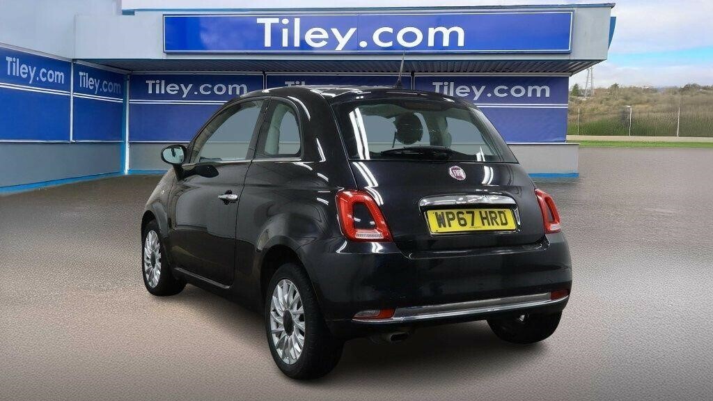 Fiat 500 1.2 Lounge Euro 6 Ss WP67HRD Black #5