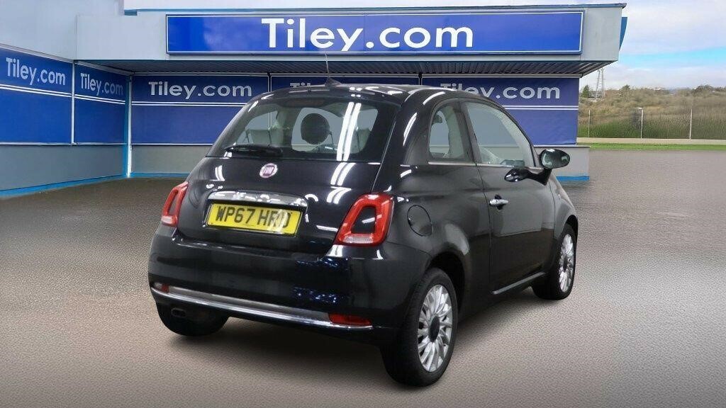 Fiat 500 1.2 Lounge Euro 6 Ss WP67HRD Black #6