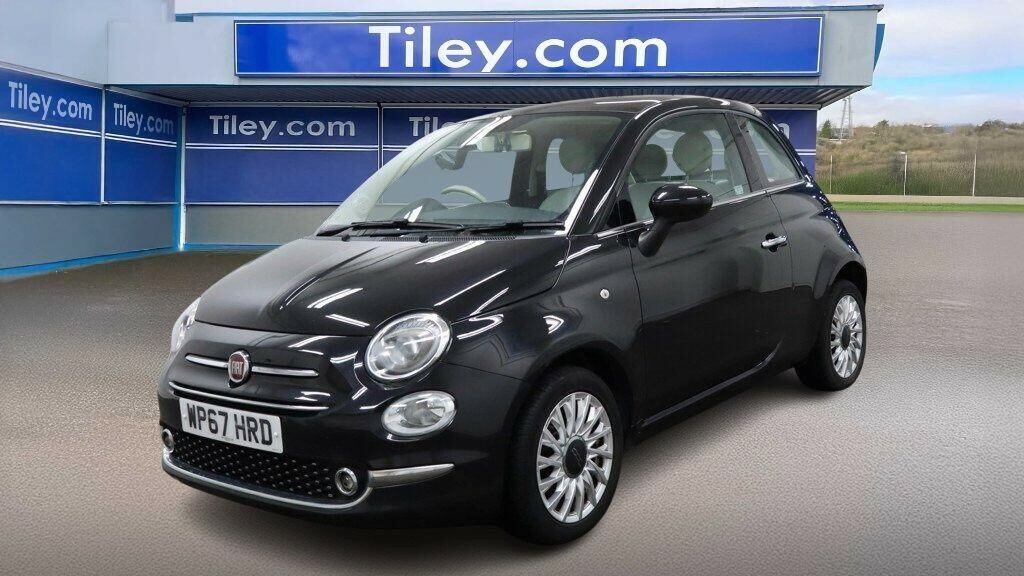 Fiat 500 1.2 Lounge Euro 6 Ss WP67HRD Black #2