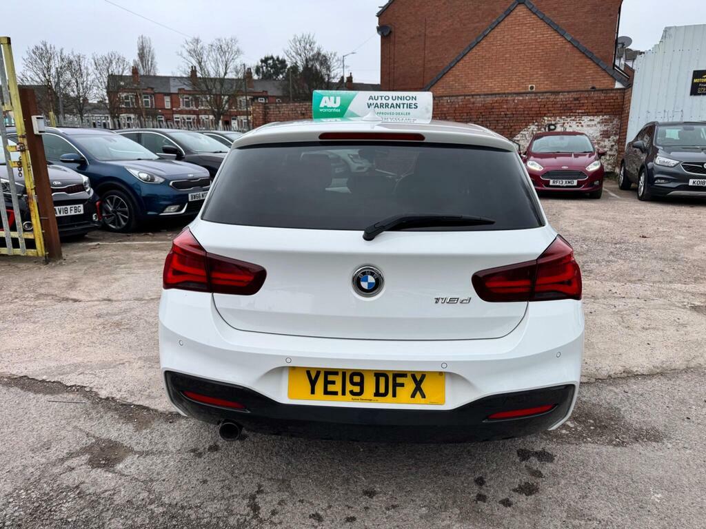 BMW 1 Series 2.0 118D M Sport Shadow Edition Euro 6 S S White #6