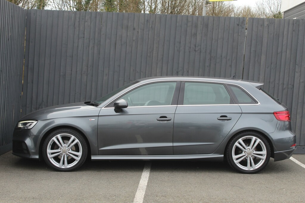 Audi A3 Hatchback 1.6 Tdi 30 S Line 2018 CV68VGR Grey #3