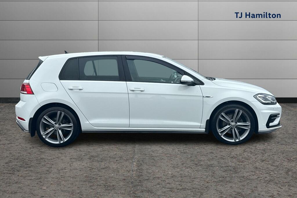 Volkswagen Golf 2.0 Tdi R-line Edition Dsg FSZ3495 White #4