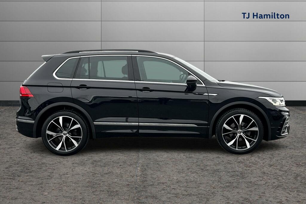 Volkswagen Tiguan 2.0 Tdi R-line Dsg TXZ6554 Black #4